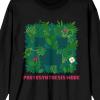 imageMinecraft Photosynthesis Mode Crew Neck Long Sleeve Womens Black TeeBlack