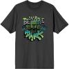 imageMinecraft Beware of The Dark Mens Charcoal Gray Graphic TeeBlack
