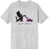 imageMinecraft Fire Breathing Ender Dragon Kanji Mens Athletic Heather TShirtAth Heather
