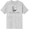 imageMinecraft Ghast and Kanji Characters Mens Athletic Heather Graphic TeeGray