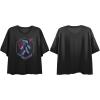 imageMinecraft Heart Adventure Mode Juniors Black Crop TShirtBlack