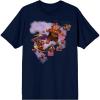 imageMinecraft Legends Portal Guard Bruiser and Small Piglins Mens Navy Blue Short Sleeve Tee