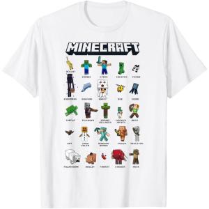 imageMinecraft Group Shot Poster Collage Style TShirtWhite