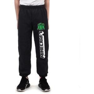 imageMinecraft Video Game Graphic Print Boys Black SweatpantsBlack