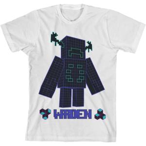 imageMinecraft Violet Warden Youth Boys White TShirtWhite
