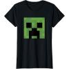imageMinecraft Creeper Big Face TShirtBlack
