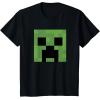 imageMinecraft Creeper Big Face TShirtBlack