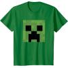 imageMinecraft Creeper Big Face TShirtKelly Green