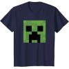 imageMinecraft Creeper Big Face TShirtNavy Blue