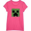 imageMinecraft Creeper Big Face TShirtPink Heather