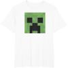 imageMinecraft Creeper Big Face TShirtWhite