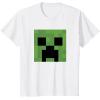 imageMinecraft Creeper Big Face TShirtWhite