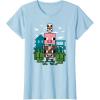 imageMinecraft Farm Animal Stack Poster TShirtBaby Blue