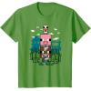 imageMinecraft Farm Animal Stack Poster TShirtGrass Green