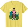imageMinecraft Farm Animal Stack Poster TShirtLemon Yellow