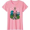 imageMinecraft Farm Animal Stack Poster TShirtPink