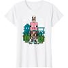 imageMinecraft Farm Animal Stack Poster TShirtWhite