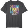 imageMinecraft Group Shot Colored Box Up TShirtDark Heather Grey
