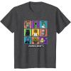 imageMinecraft Group Shot Colored Box Up TShirtDark Heather Grey