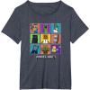 imageMinecraft Group Shot Colored Box Up TShirtHeather Blue