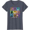 imageMinecraft Group Shot Colored Box Up TShirtHeather Blue