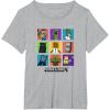 imageMinecraft Group Shot Colored Box Up TShirtHeather Grey
