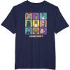 imageMinecraft Group Shot Colored Box Up TShirtNavy Blue