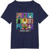 imageMinecraft Group Shot Colored Box Up TShirtNavy Blue