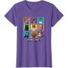 imageMinecraft Group Shot Colored Box Up TShirtPurple Heather