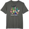 imageMinecraft Heroes ampamp Enemies Group Shot TShirtAsphalt Grey