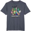 imageMinecraft Heroes ampamp Enemies Group Shot TShirtHeather Blue