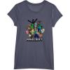 imageMinecraft Heroes ampamp Enemies Group Shot TShirtHeather Blue