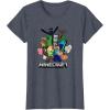imageMinecraft Heroes ampamp Enemies Group Shot TShirtHeather Blue