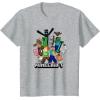 imageMinecraft Heroes ampamp Enemies Group Shot TShirtHeather Grey