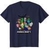 imageMinecraft Heroes ampamp Enemies Group Shot TShirtNavy Blue