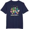 imageMinecraft Heroes ampamp Enemies Group Shot TShirtNavy Blue