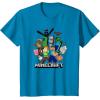 imageMinecraft Heroes ampamp Enemies Group Shot TShirtSapphire Blue
