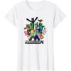imageMinecraft Heroes ampamp Enemies Group Shot TShirtWhite