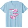 imageMinecraft Pink Axolotl Pond TShirtBaby Blue
