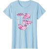 imageMinecraft Pink Axolotl Pond TShirtBaby Blue