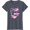 imageMinecraft Pink Axolotl Pond TShirtHeather Blue