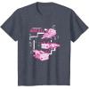 imageMinecraft Pink Axolotl Pond TShirtHeather Blue