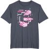 imageMinecraft Pink Axolotl Pond TShirtHeather Blue