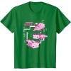 imageMinecraft Pink Axolotl Pond TShirtKelly Green