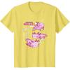 imageMinecraft Pink Axolotl Pond TShirtLemon Yellow