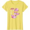imageMinecraft Pink Axolotl Pond TShirtLemon Yellow