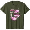 imageMinecraft Pink Axolotl Pond TShirtOlive Green