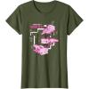 imageMinecraft Pink Axolotl Pond TShirtOlive Green