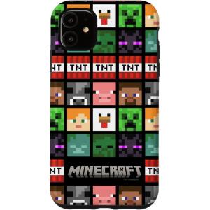 imageiPhone 16 Minecraft Group Shot Faces Collage CaseiPhone 11
