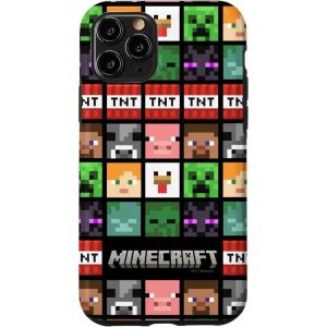 imageiPhone 16 Minecraft Group Shot Faces Collage CaseiPhone 11 Pro
